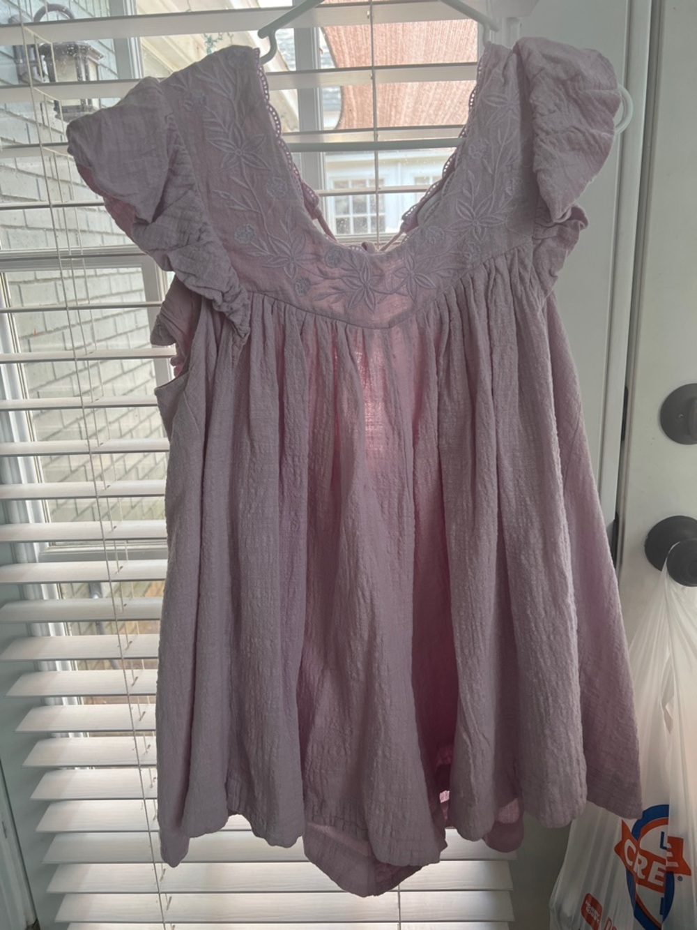 boho lavender lilac Romper M